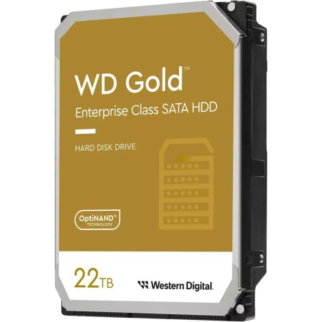 WD Gold 22TB Hard Drive - WD221KRYZ, 7200RPM SATA-600 - Ultimate Storage Solution for Enterprise Use!